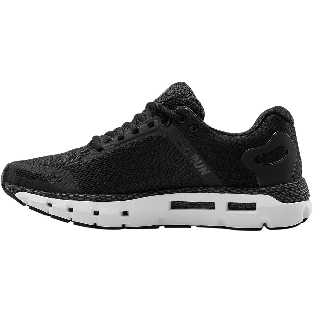VERY CLEAN 8.5 Under Armour HOVR Infinite 2 Men Running Shoe Black White 3022587 Amazon.com | UA Hovr Infinite Summit 2 - Black White 001 by  main image 3