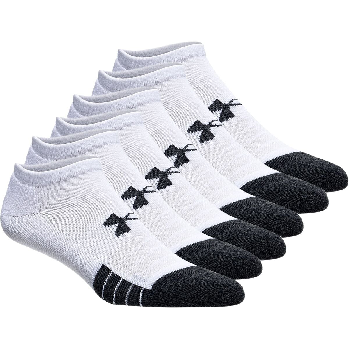 Under Armour Performance Tech No-Show Sock - 6-Pack