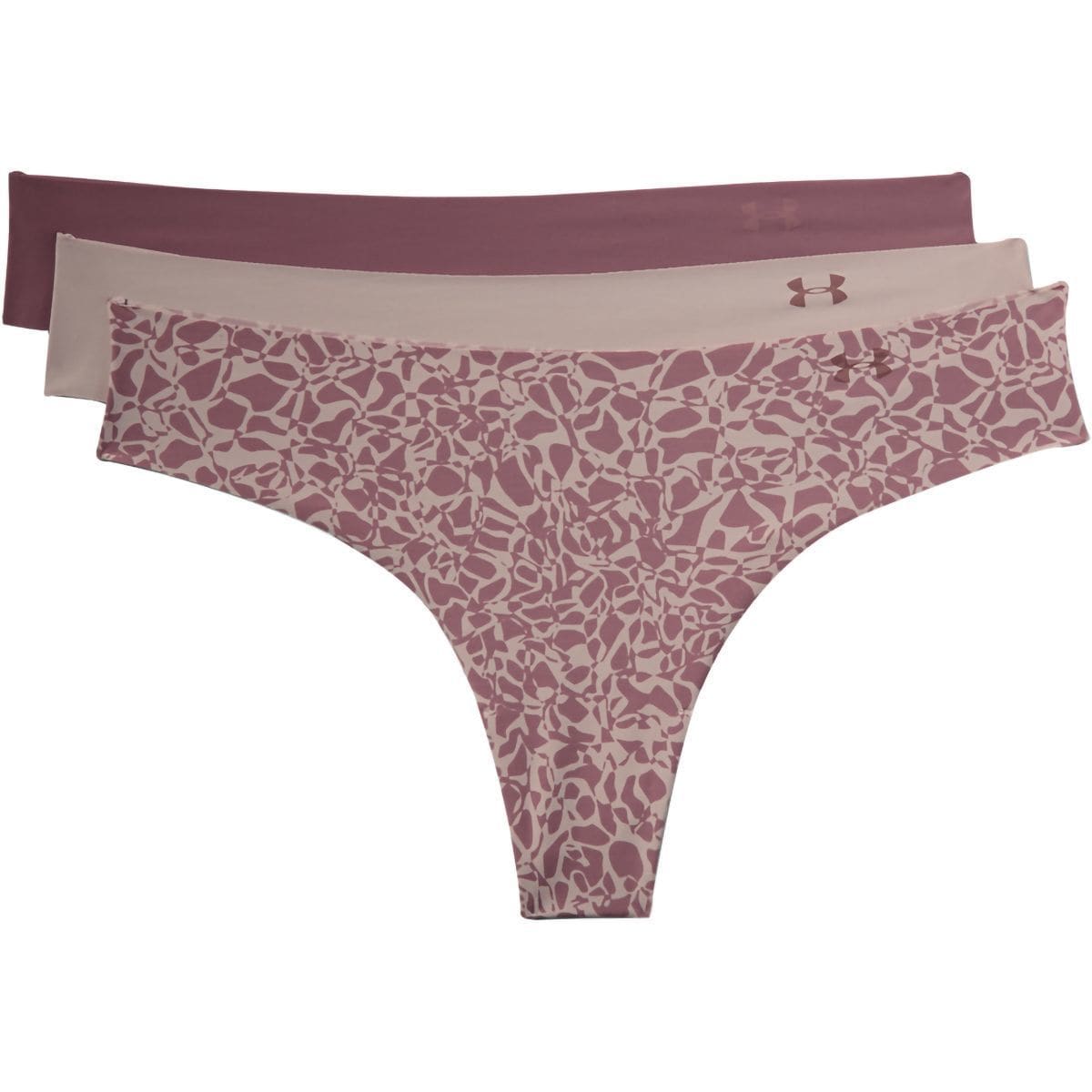 Under Armour Pure Stretch Thong Print Underwear - 3-Pack - Women's