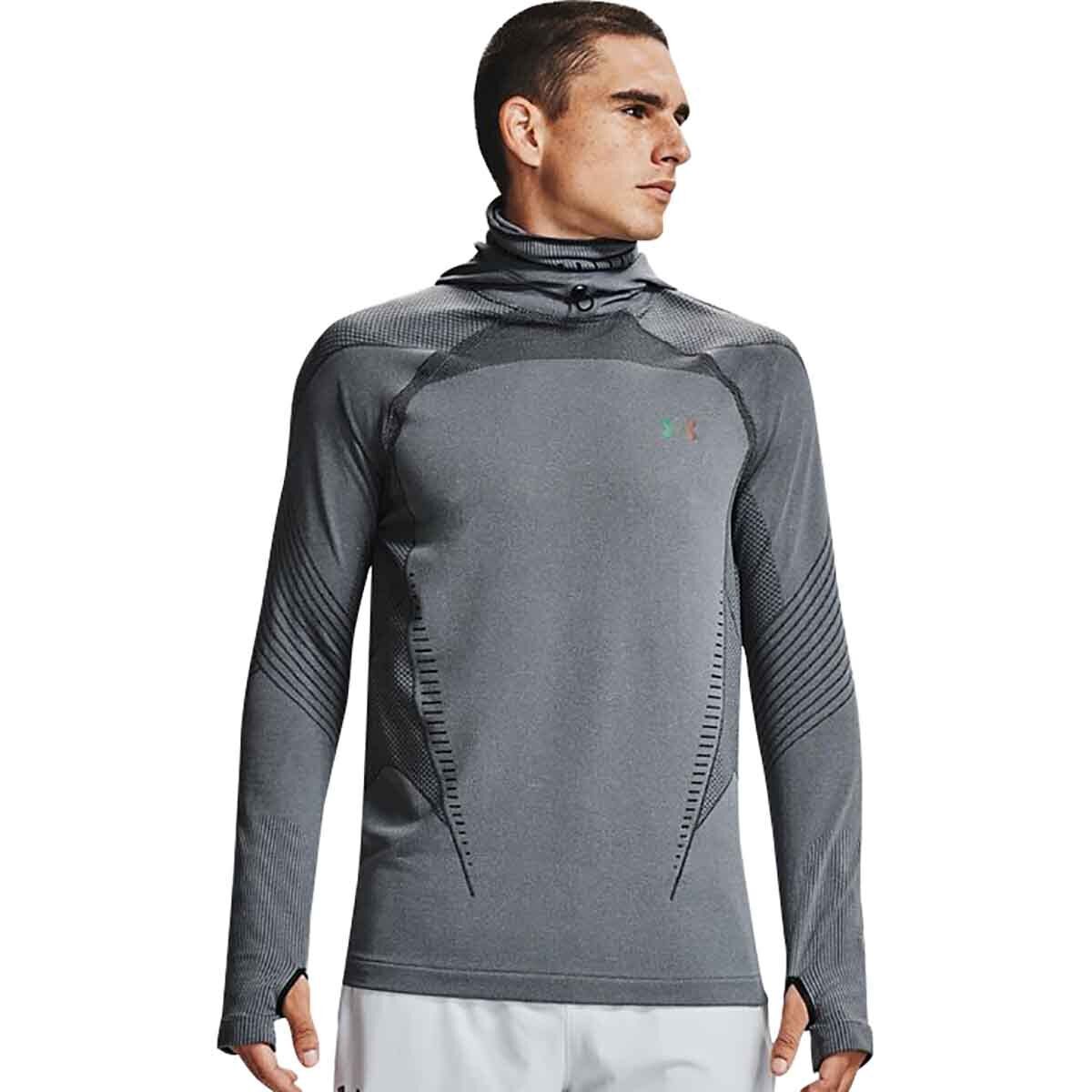 Under Armour Rush Coldgear Seamless Hooded Top Men s Clothing