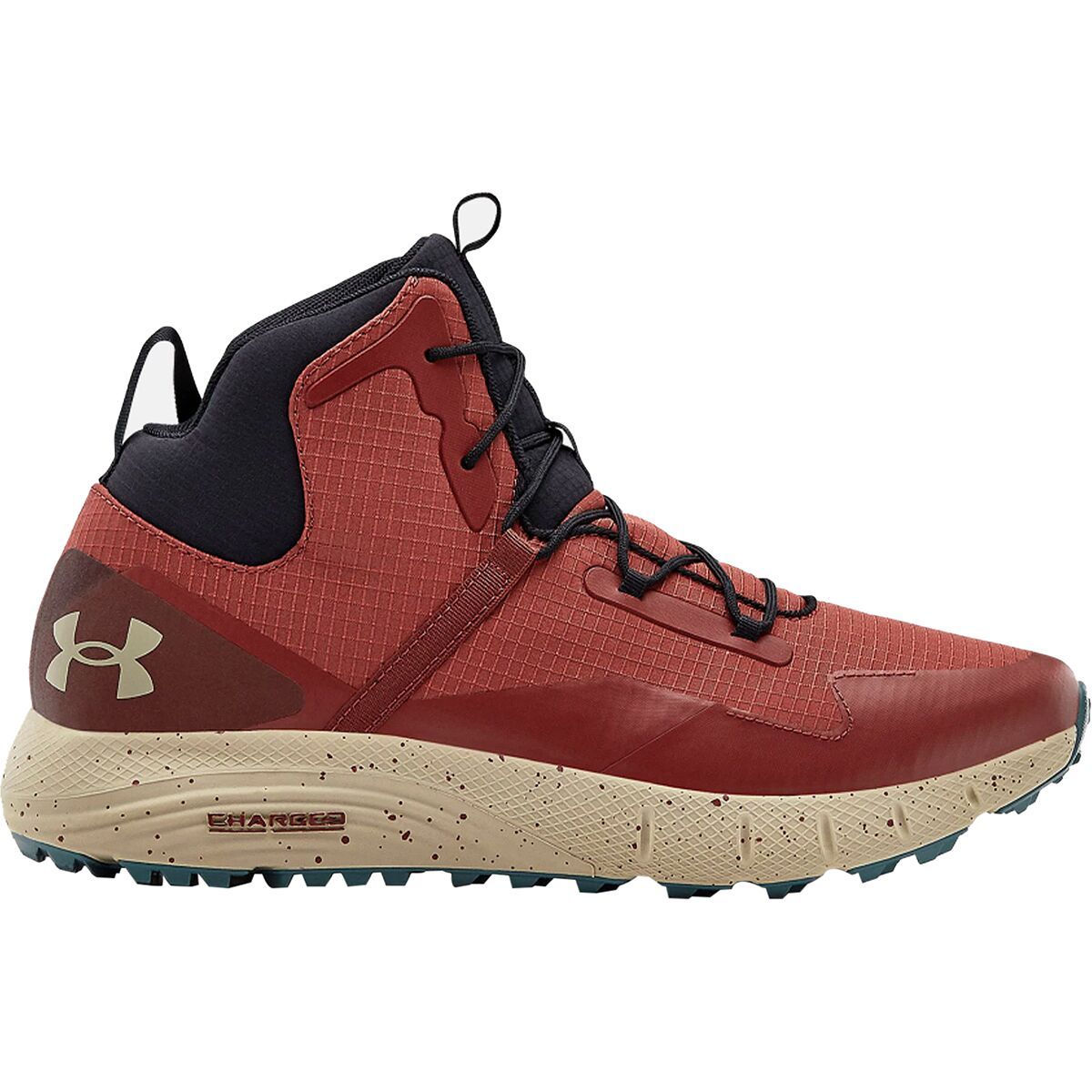 Under Armour Charged Bandit Trek Sneaker Cinna Red/Highland Buff/Highland Buff, Mens 8.0/Womens 9.5