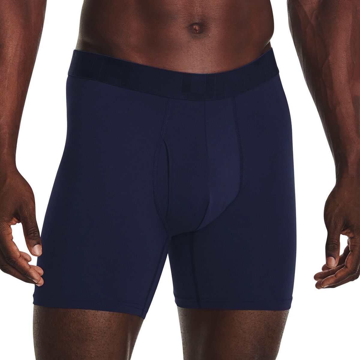 Under Armour Tech Mesh 6in Underwear - 2-Pack - Men's Cosmic Blue/Midnight Navy, XXL