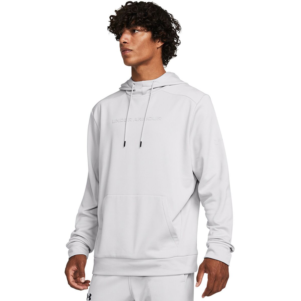 Under Armour Armour Fleece Graphic HD Pullover Hoodie - Men's Halo Gray/Halo Gray, XL