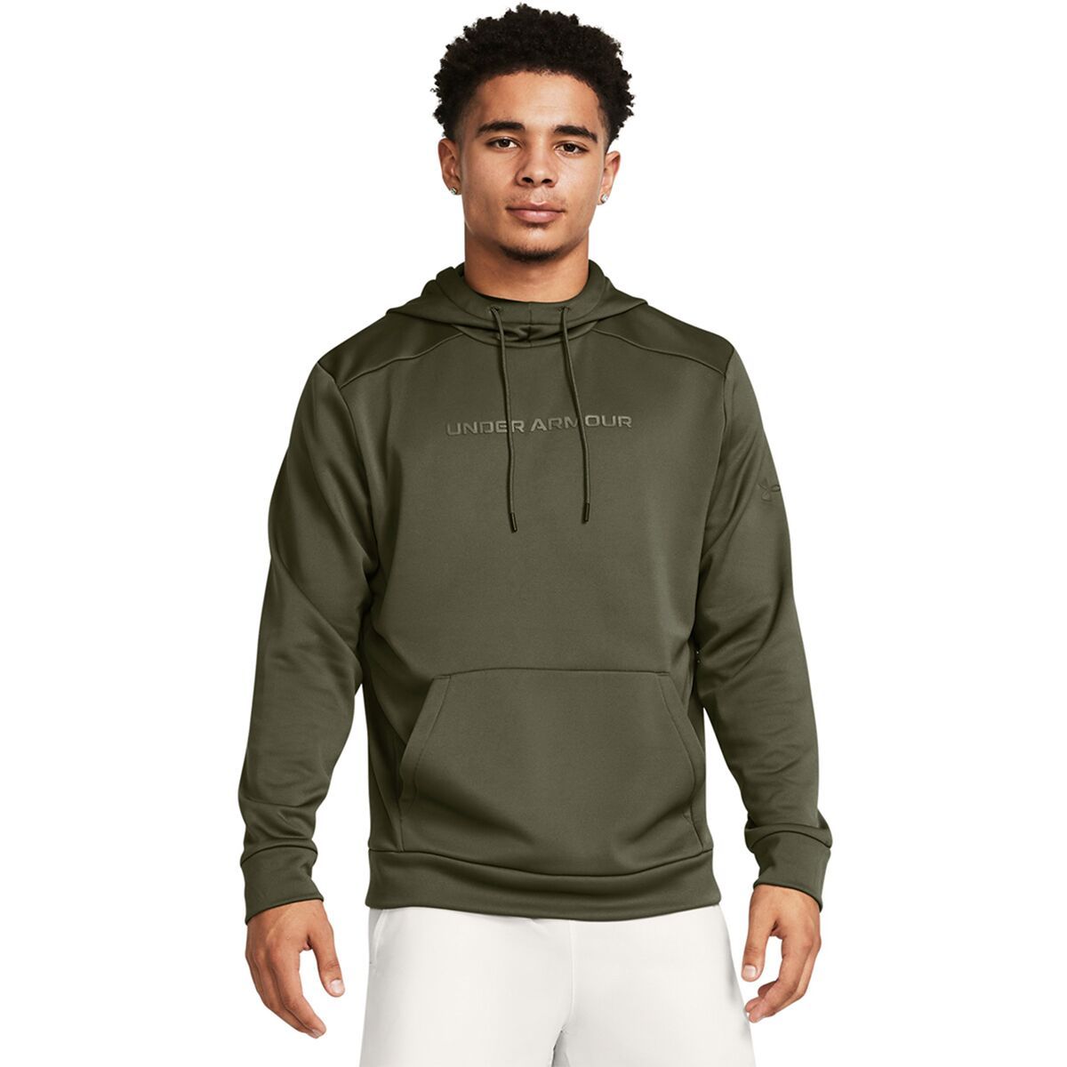 Under Armour Armour Fleece Graphic HD Pullover Hoodie - Men's Marine OD Green/Marine OD Green, XXL