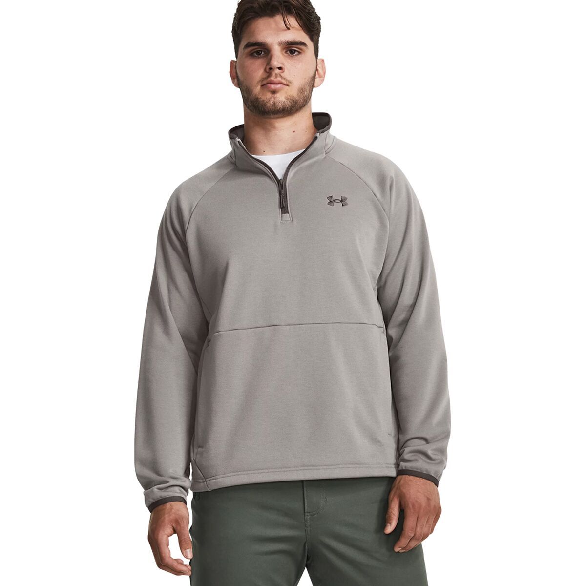 Under Armour Storm Twill Specialist 1/4-Zip Jacket - Men's Pewter/Fresh Clay/Fresh Clay, L