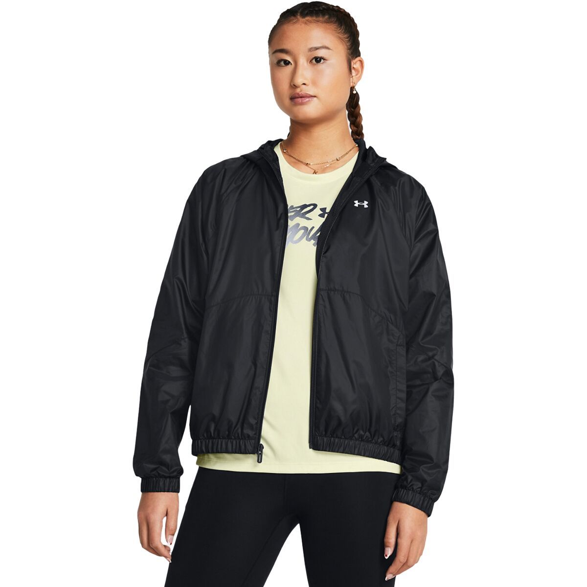 Under Armour Rival Sport Windbreaker - Women's Black, S