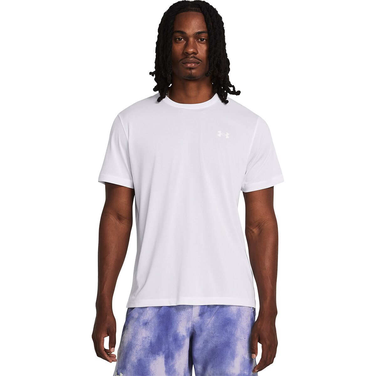 Image of Under Armour Launch Short-Sleeve Shirt - Men's White, L