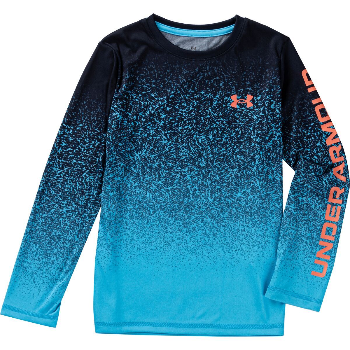 Under Armour Illumine Gradient Logo Long-Sleeve Shirt - Boys' Midnight Navy, M