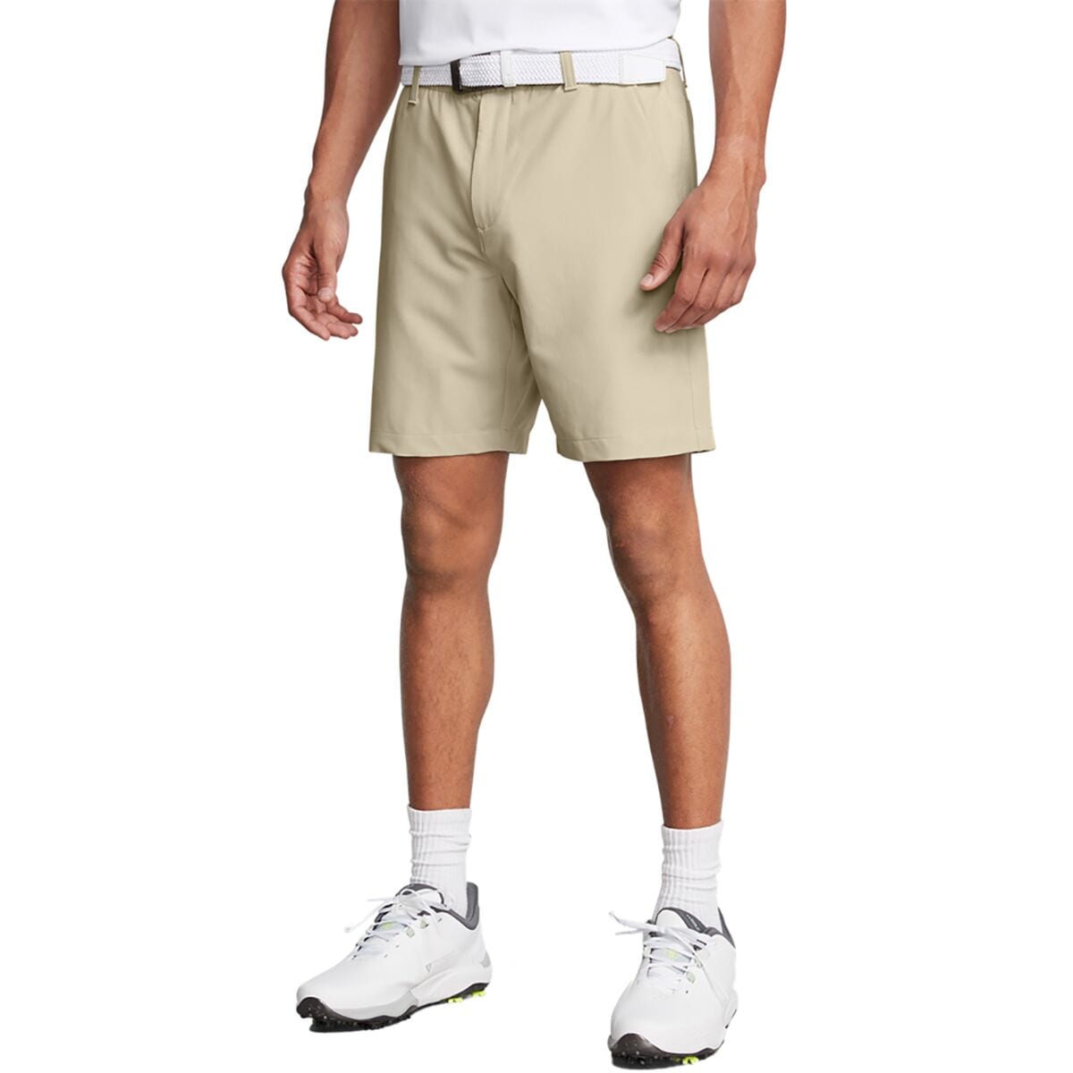 Image of Under Armour Drive 8in Short - Men's Khaki Base/Halo Gray, 36