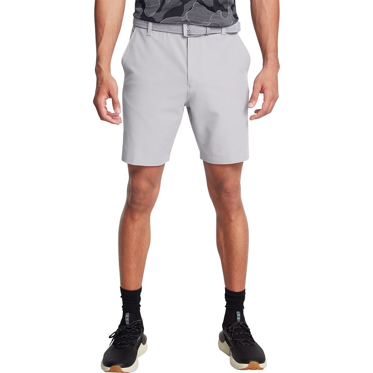 Image of Under Armour Drive 8in Short - Men's Steel/Halo Gray, 38