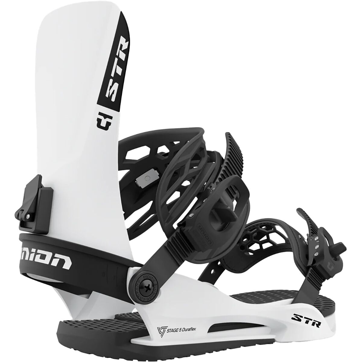 Union STR Snowboard Binding - 2024 White