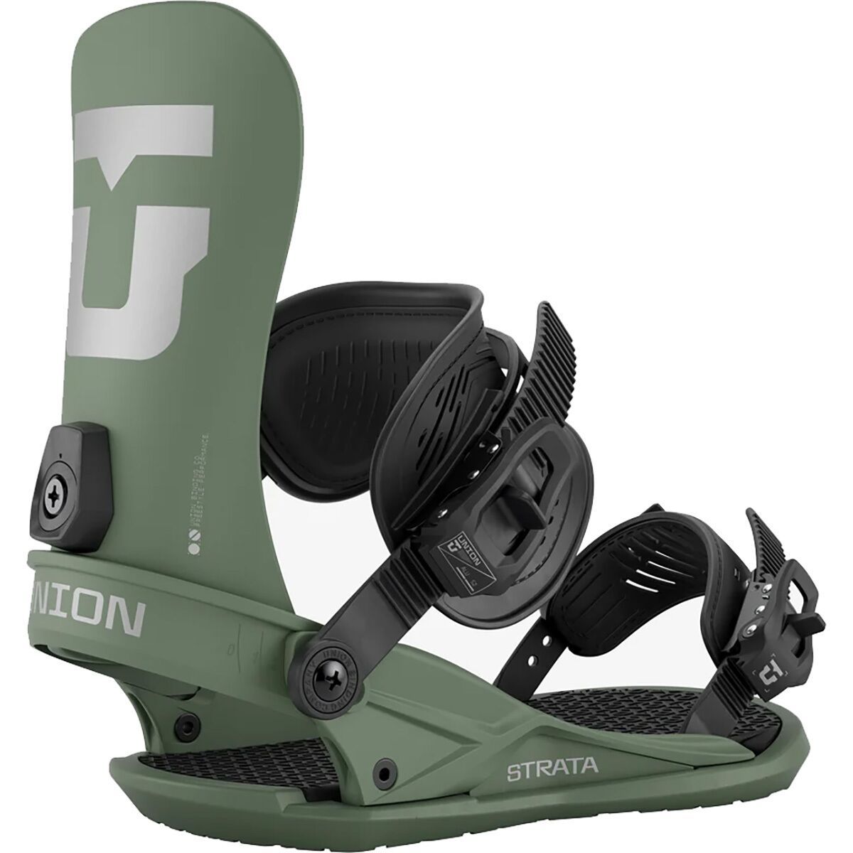 Union Strata Snowboard Binding - 2026 Olive Green, L