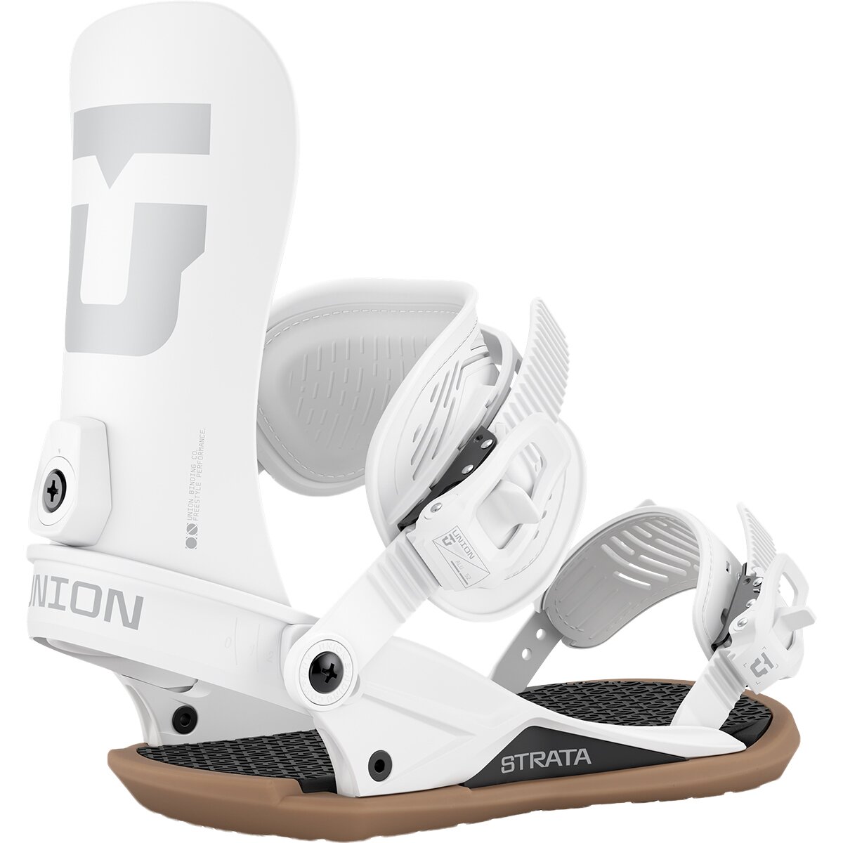 Image of Union Strata Snowboard Binding - 2027 White, M