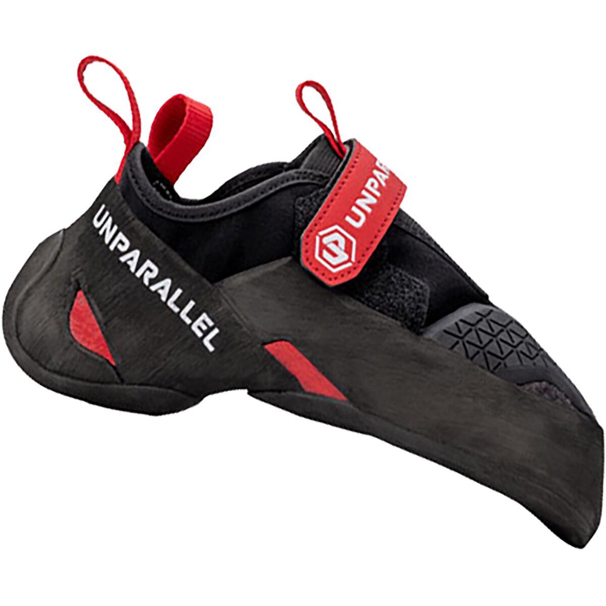 Image of UnParallel Flagship Pro Climbing Shoe Black/Red, Mens 8.0/Womens 9.5
