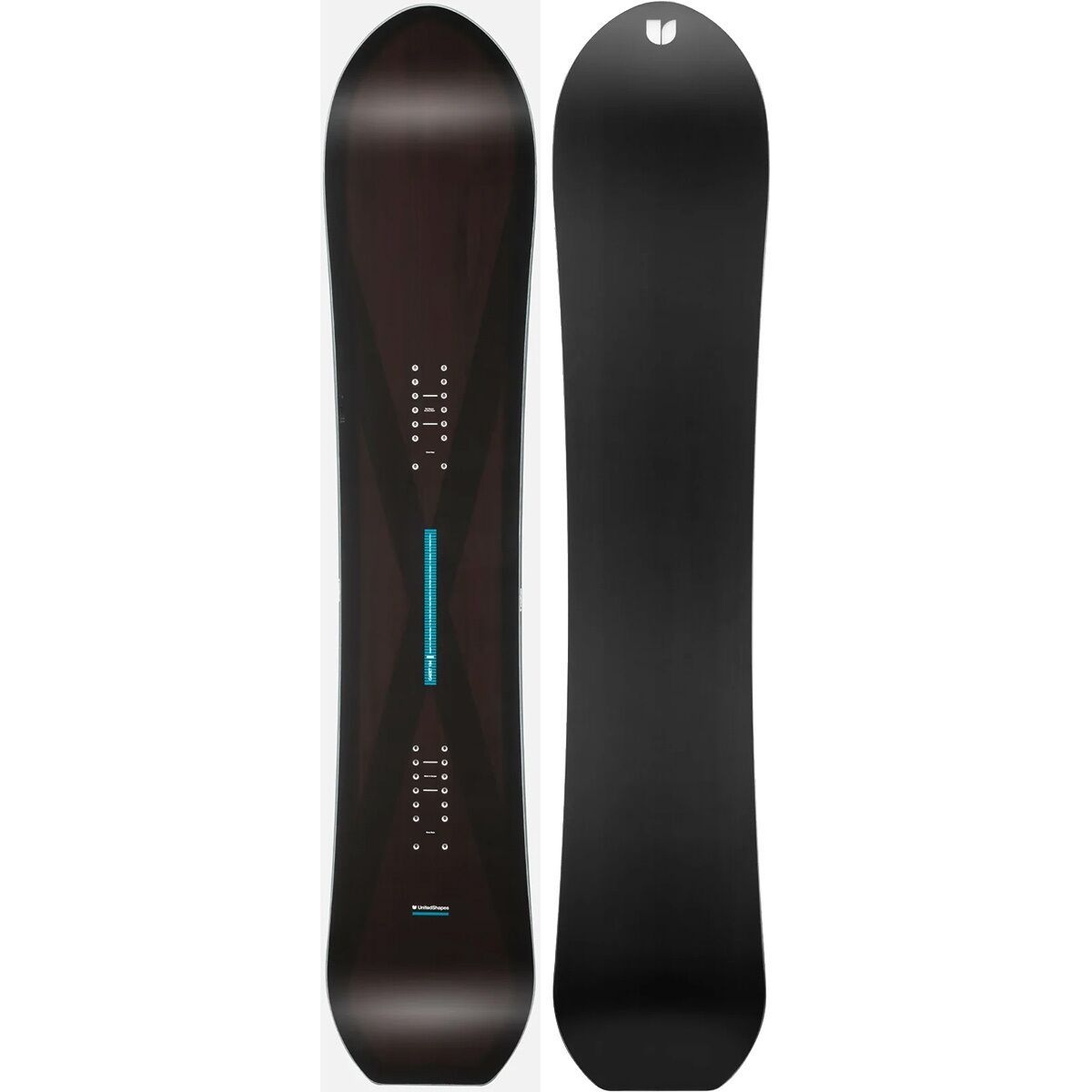 Image of United Shapes Cadet Snowboard - 2026 Black, 162cm