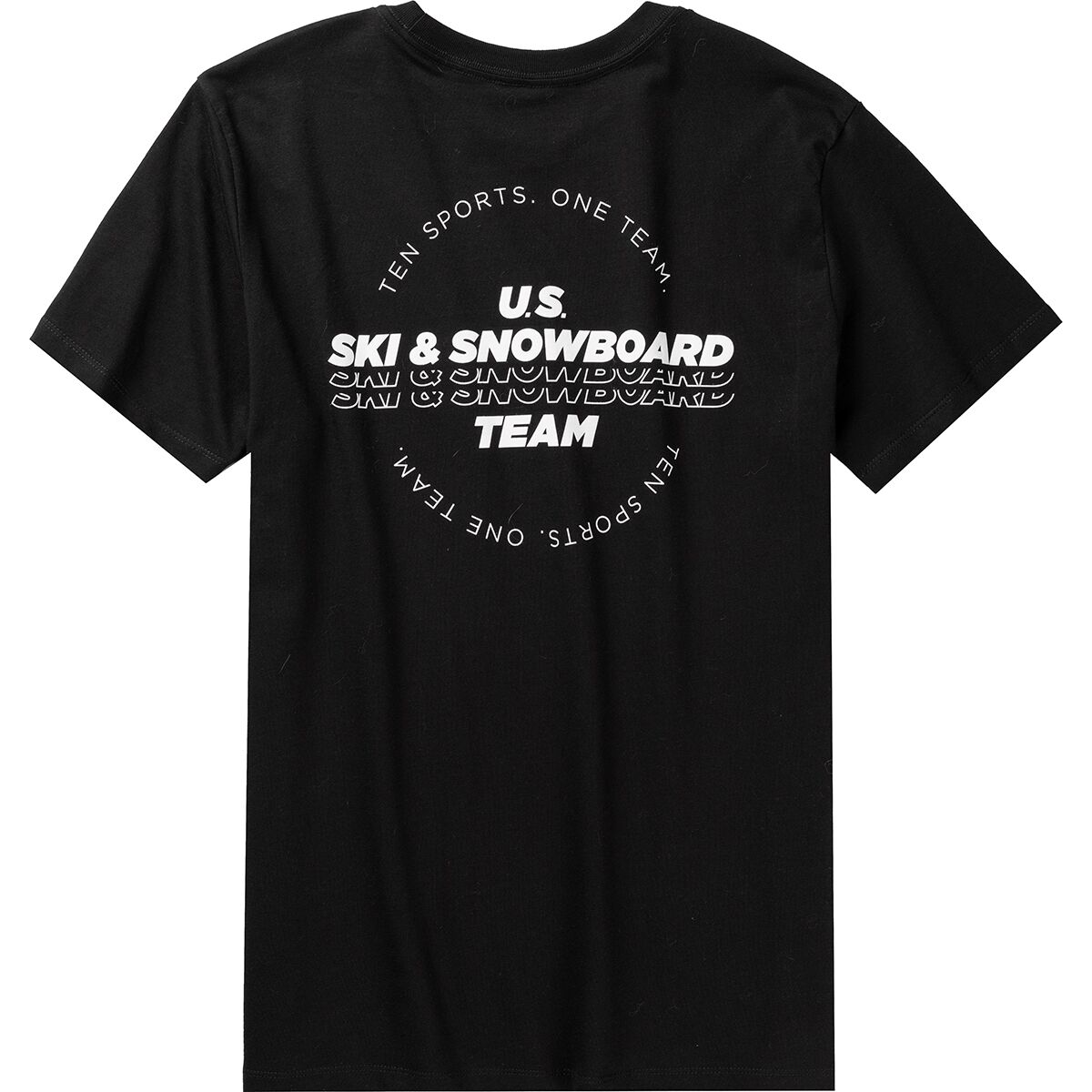 US Ski and Snowboard US Ski and Snowboard Ten Sports One Team T-Shirt - Men's Black, M