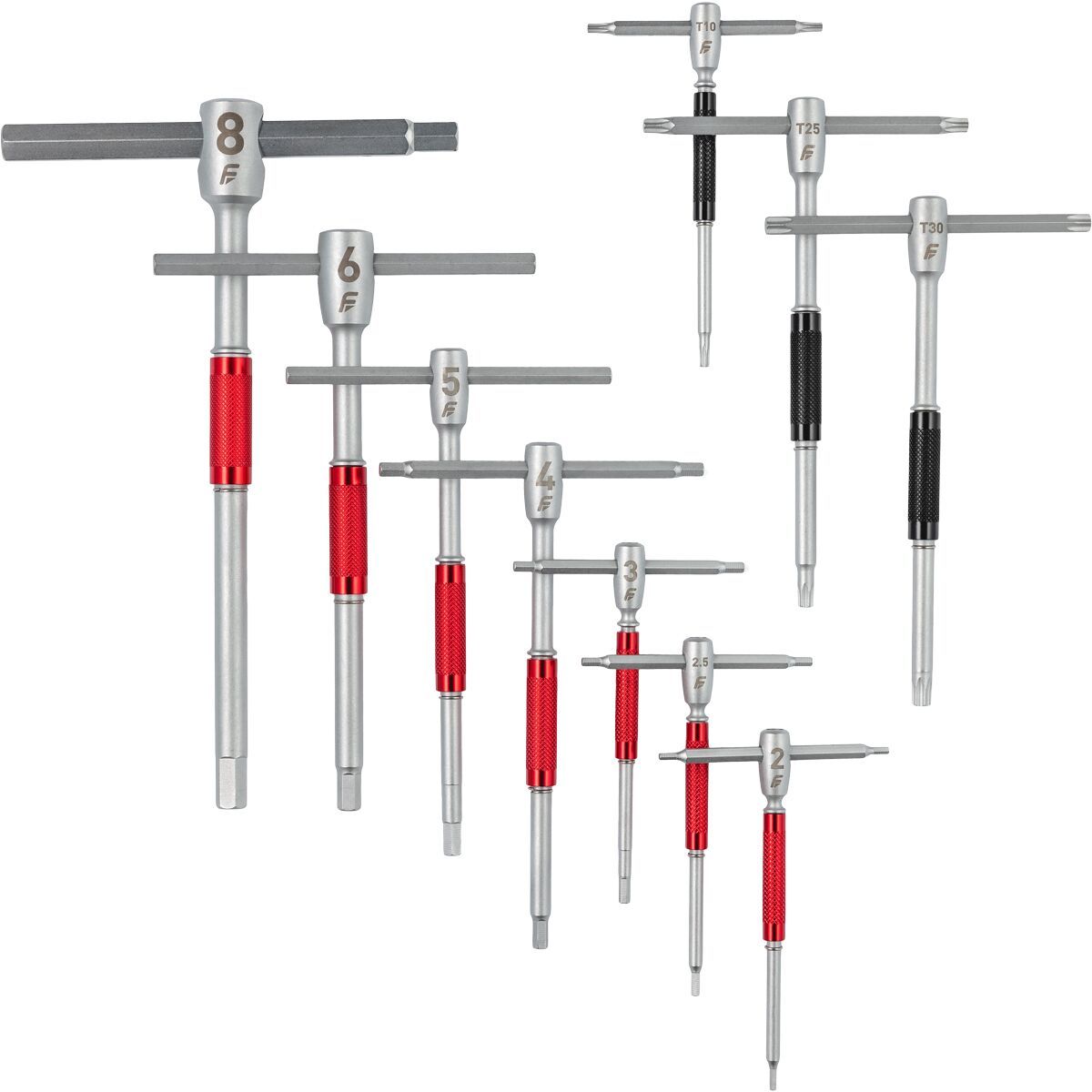 Image of Feedback Sports Modular T-Handle Kit 10-Piece Kit, Tool Roll