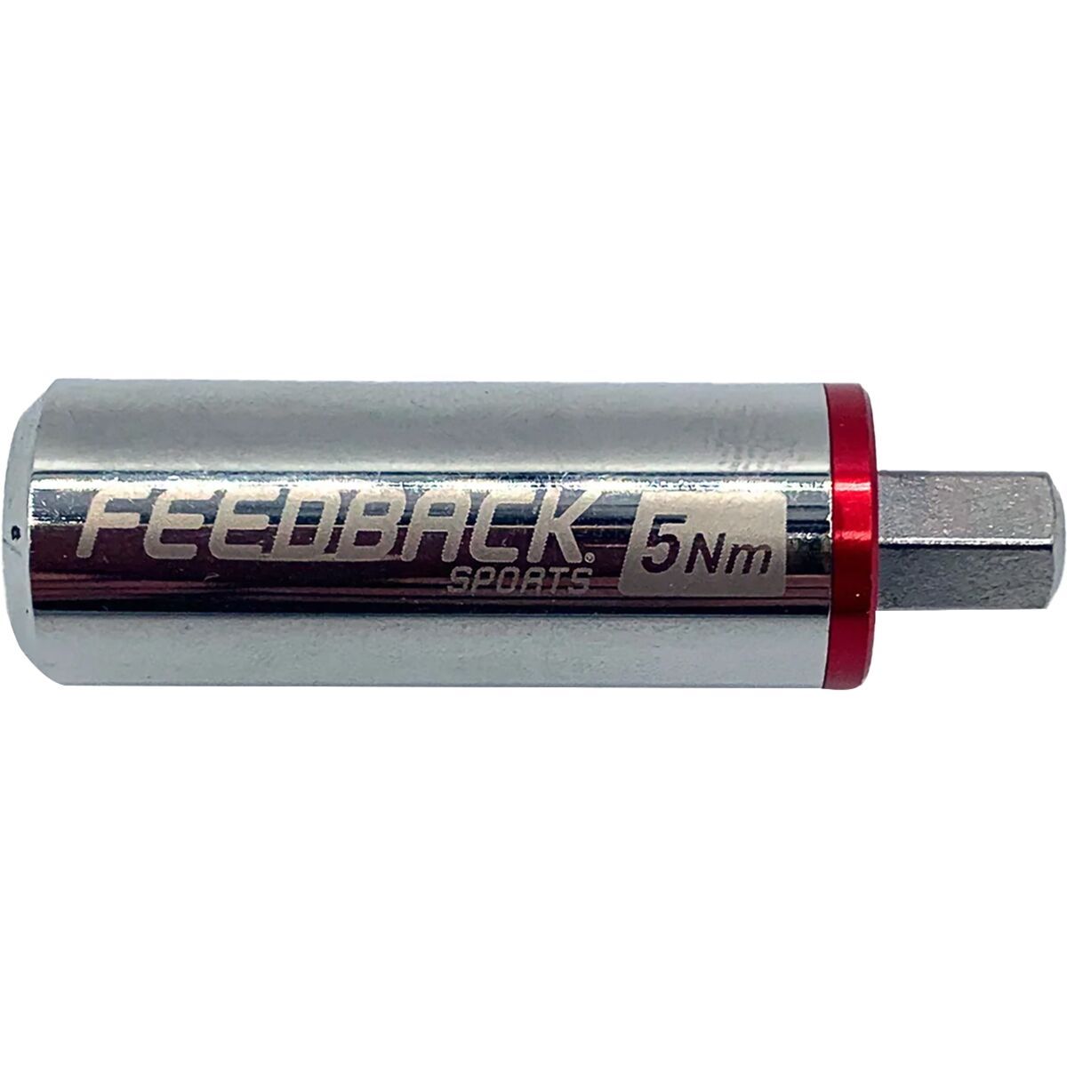 Image of Feedback Sports Reflex Fixed Torque Bit Extension Silver/Red, 5Nm