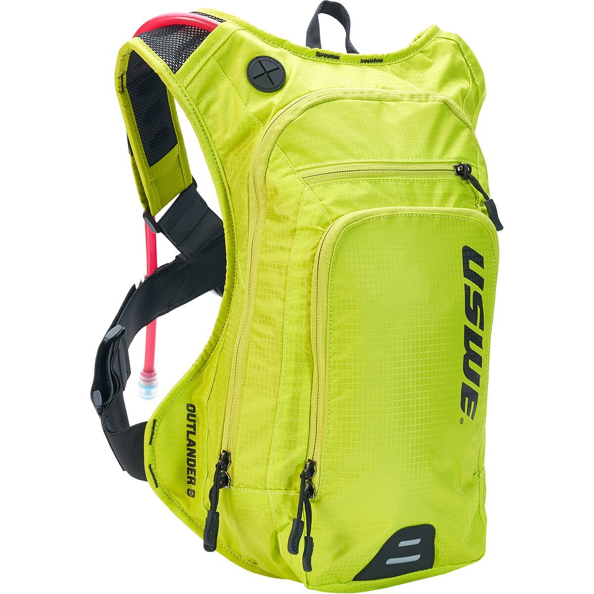 Image of USWE Outlander 9L Hydration Pack - 2024 Crazy Yellow, One Size
