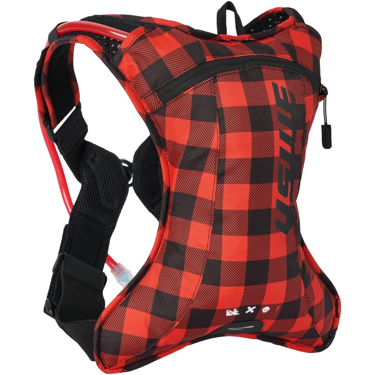 Image of USWE Outlander XC 2L Hydration Pack Flannel Red, One Size