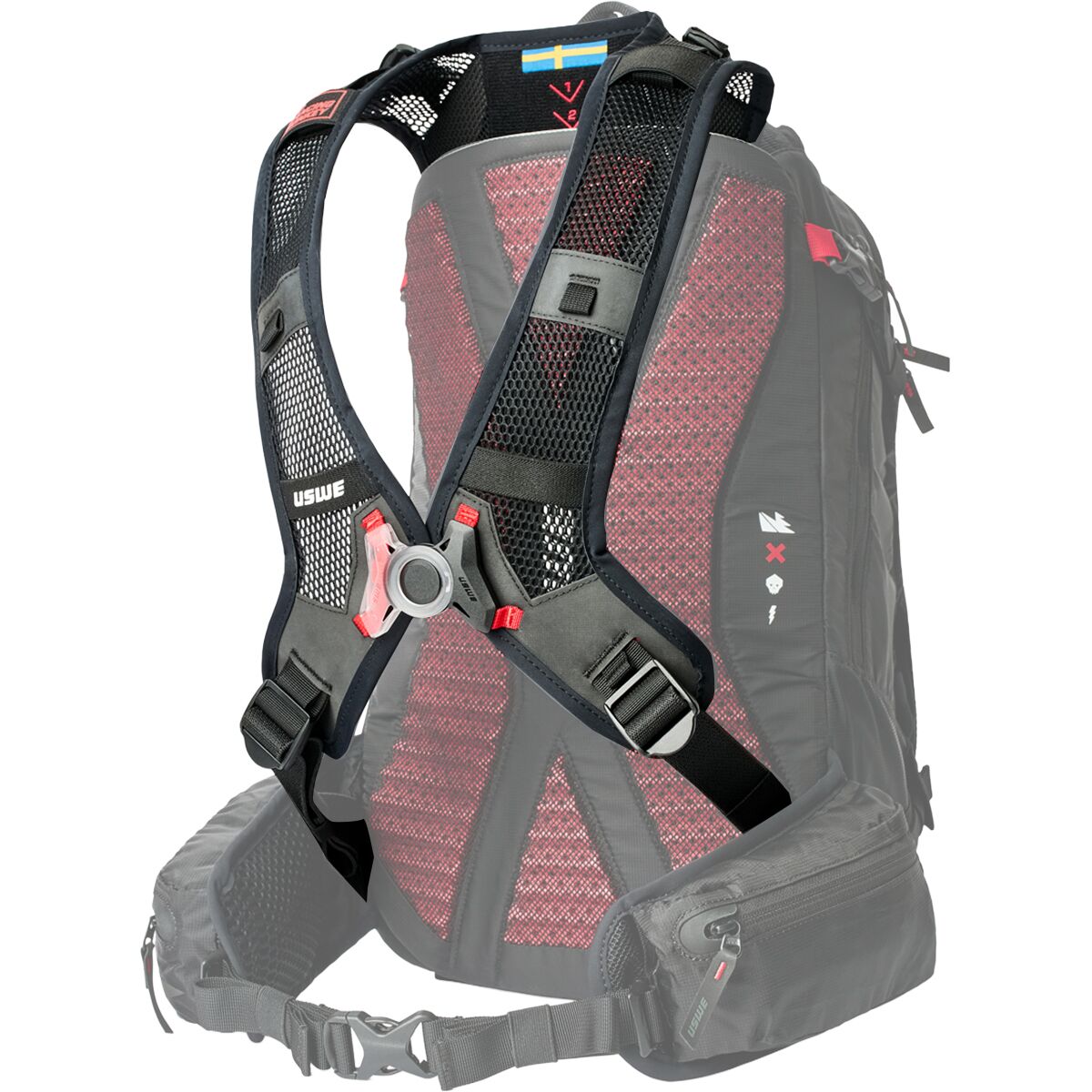 Image of USWE Vst Mesh Harness Black, One Size
