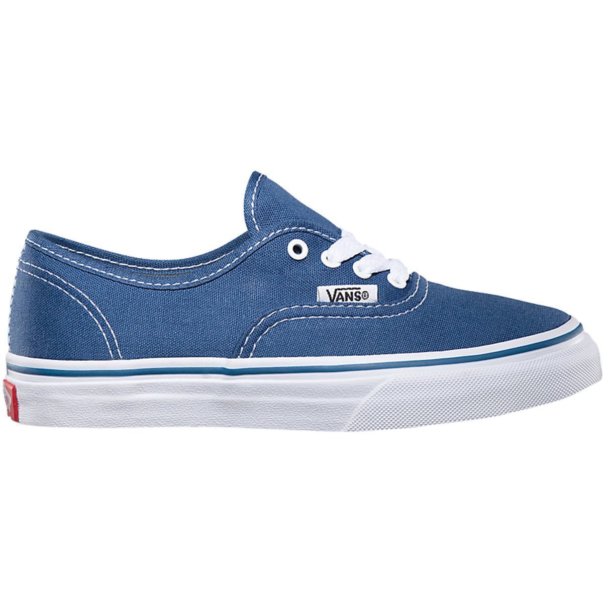 Vans Authentic Skate Shoe - Kids' Navy/True White, 3.0