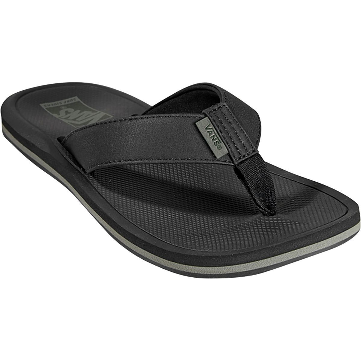 Vans Nexpa Synthetic Sandals - Black/Black/Pewter