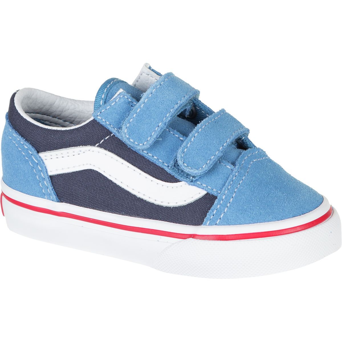 Vans Old Skool V Skate Shoe - Toddler Boys' (2 Tone) Cendre Blue/Parisian Night, 5.0