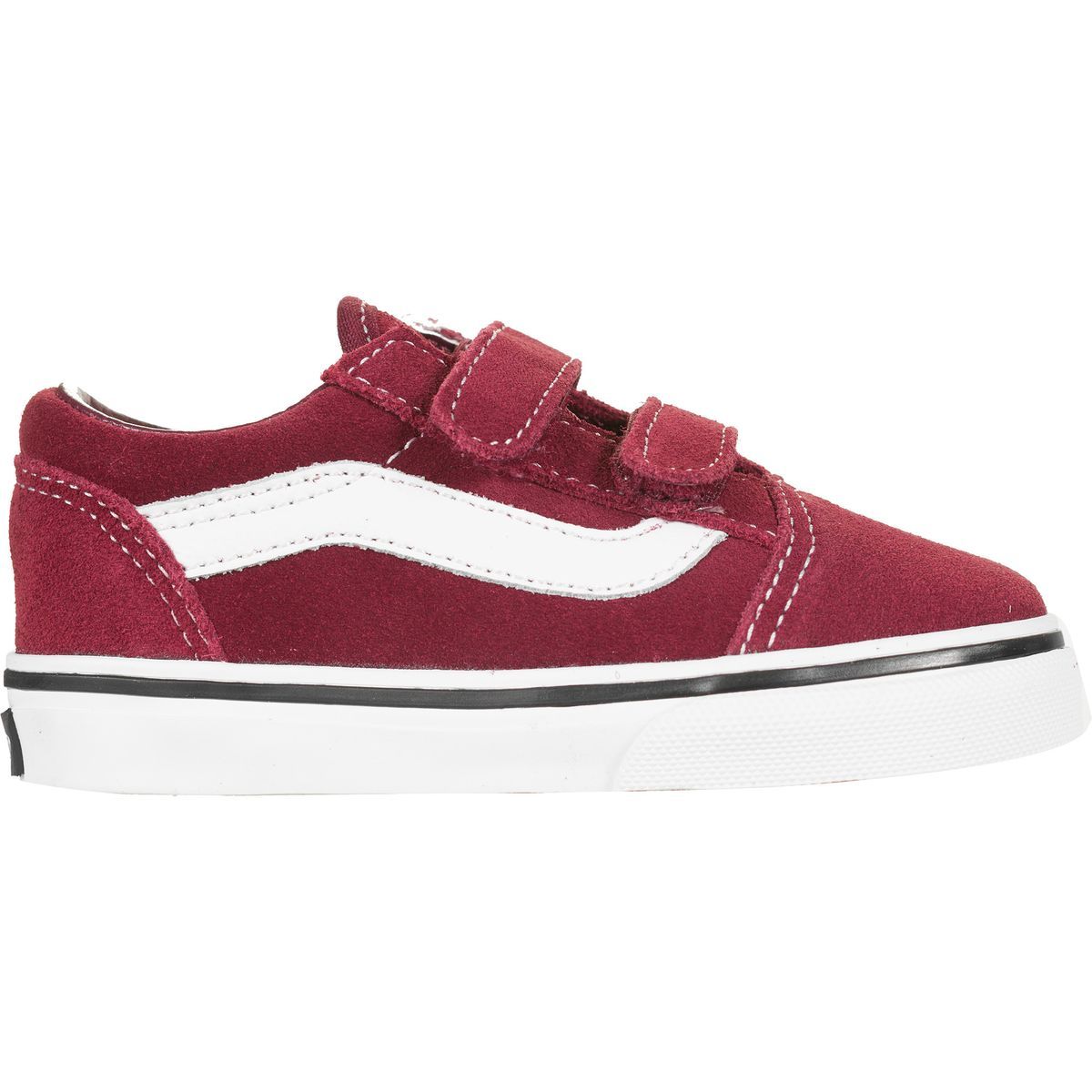 Vans Old Skool V Skate Shoe - Toddler Boys' (suede) Port Royale/Black, 3.0