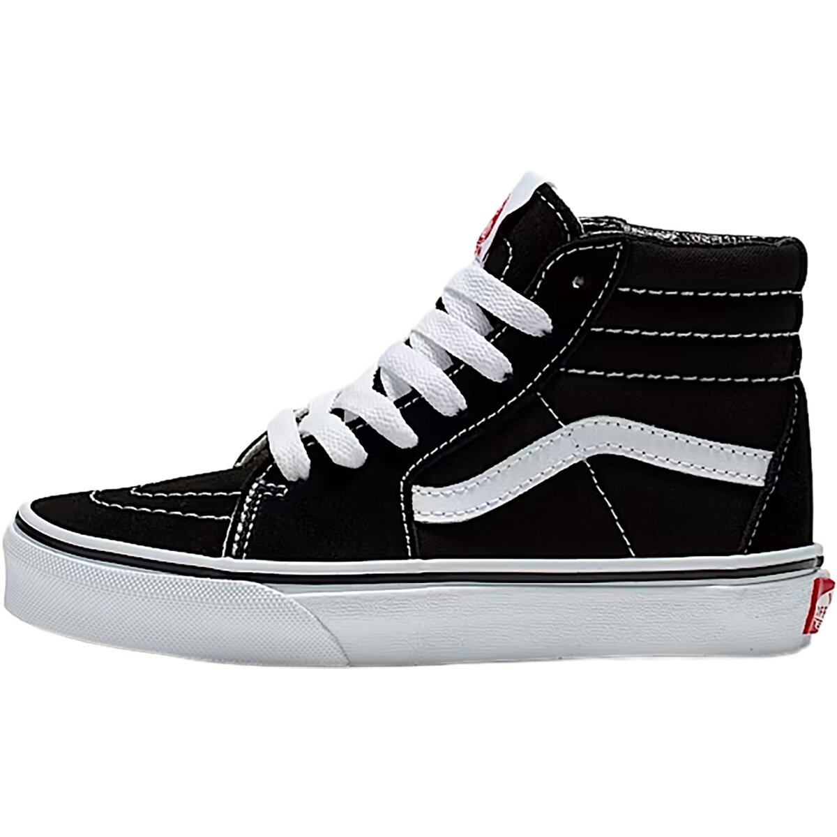 Vans Vans Sk8-Hi Lace Skate Shoe - Kids' Black/True White, 3.0