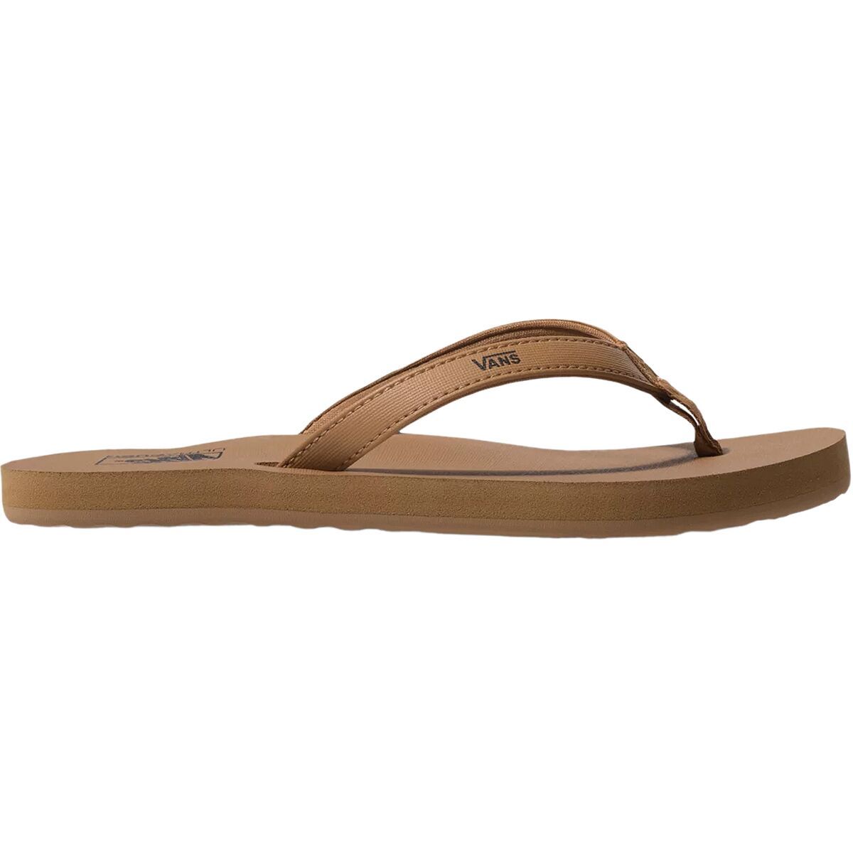 Image of Vans Soft-Top Flip Flop - Women's Chipmunk, 6.0