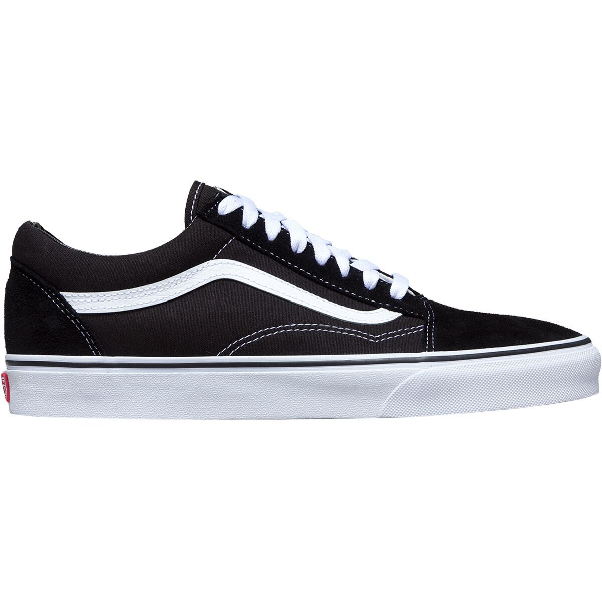 Image of Vans Old Skool Shoe Black/White, Mens 7.0/Womens 8.5