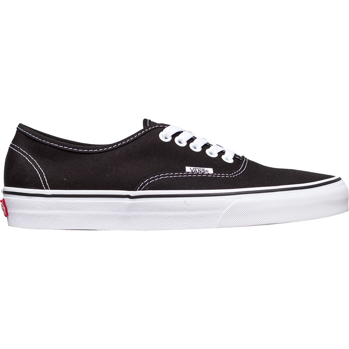 Image of Vans Authentic Shoe Black, Mens 6.0/Womens 7.5