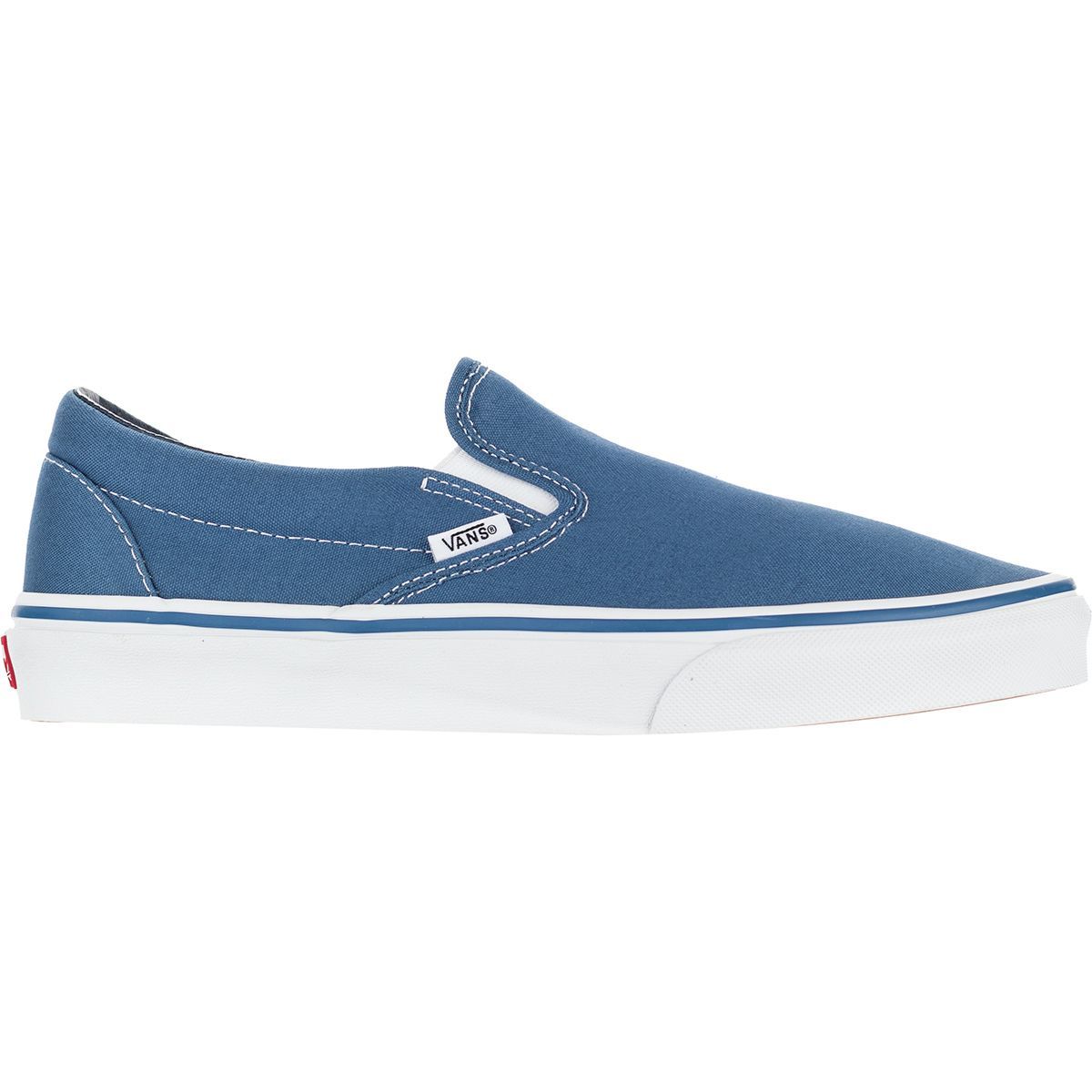 Image of Vans Classic Slip-On Shoe Navy, Mens 5.5/Womens 7.0
