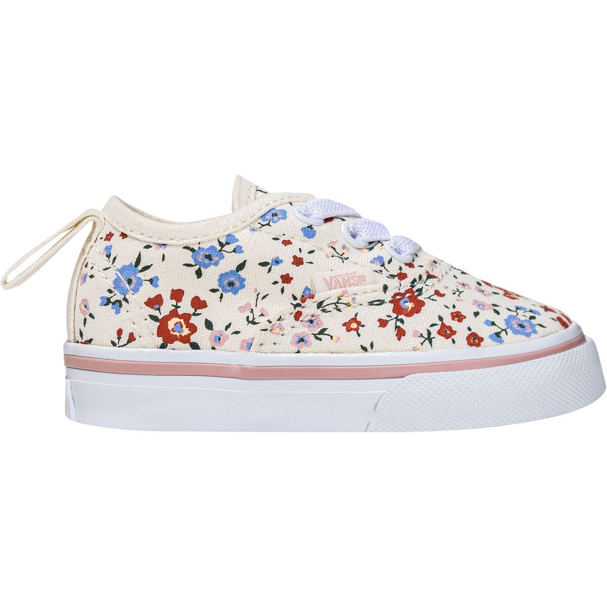 Vans Authentic Elastic Lace Shoe - Toddler Boys' Marshmallow/Multi, 2.0