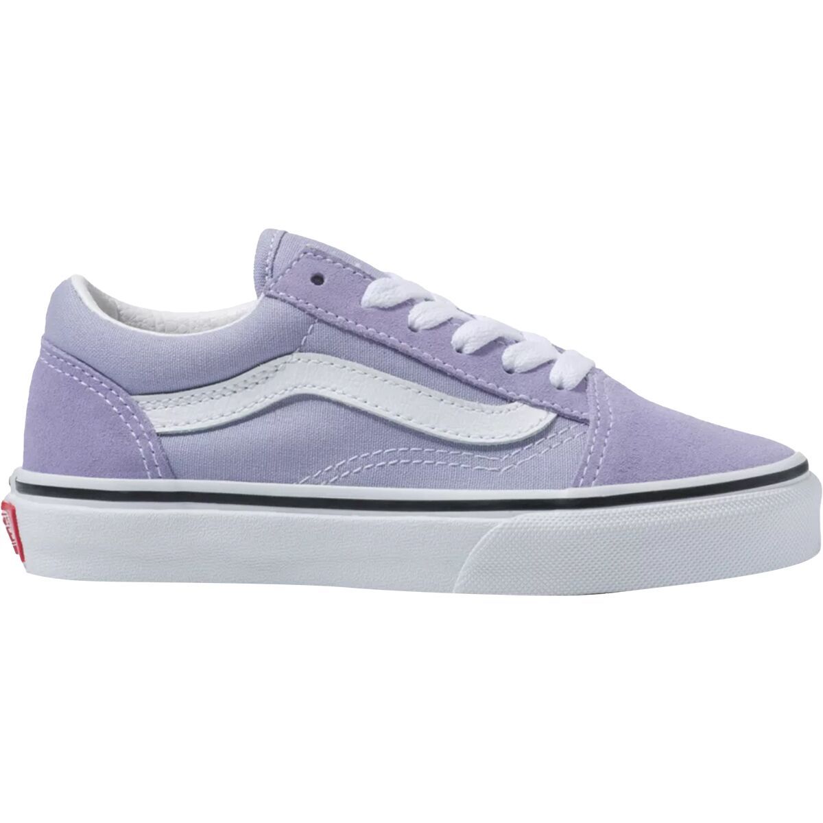 Vans Old Skool Shoe - Kids' Languid Lavender/True White, 12.0