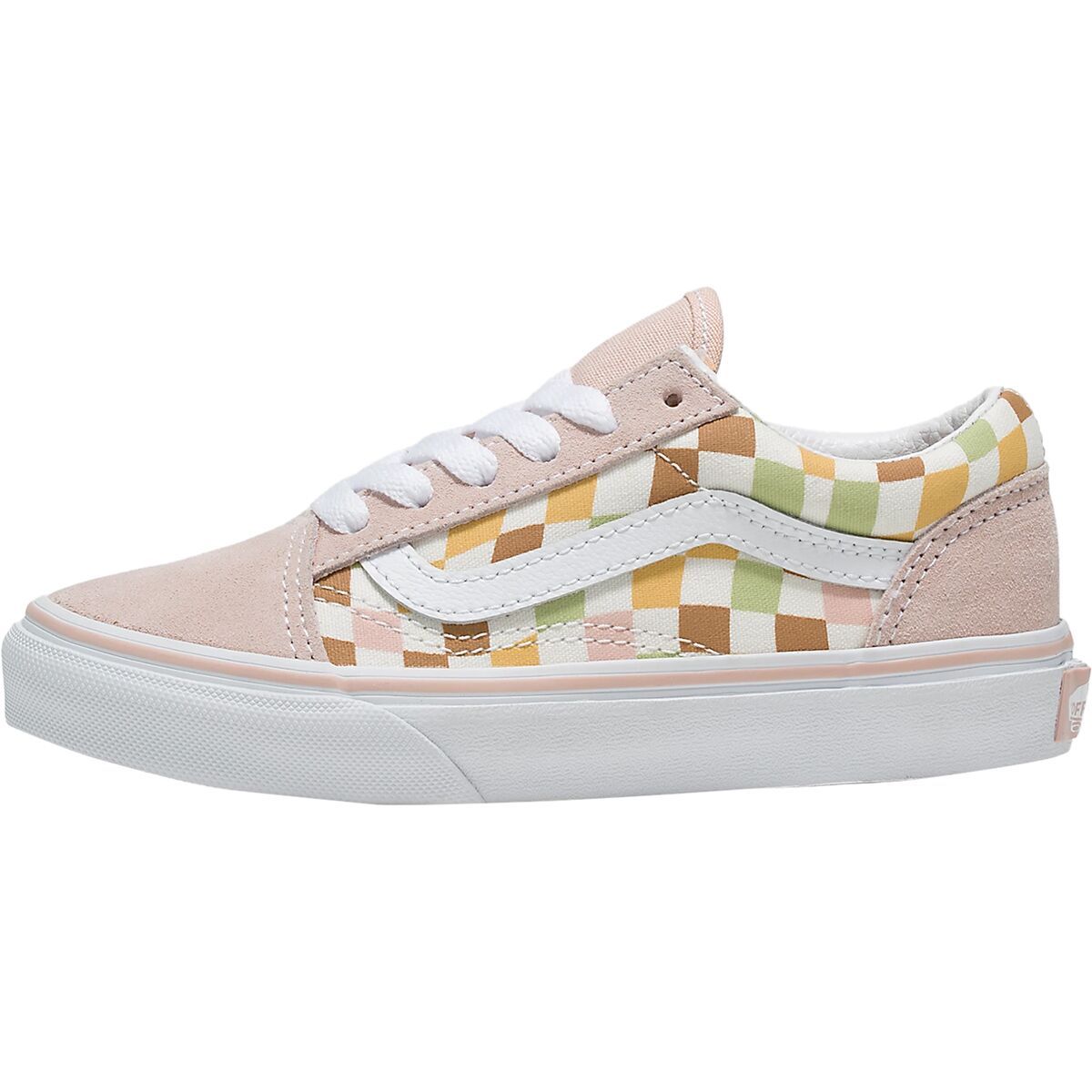 Vans Old Skool Shoe - Kids' Multi/True White, 2.5