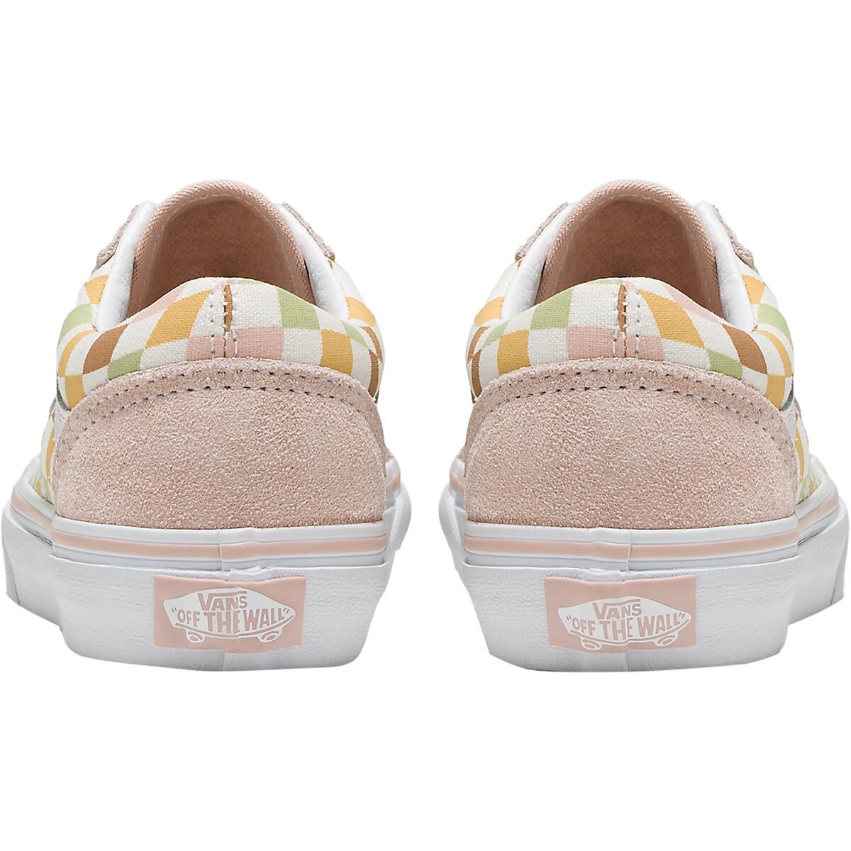 Off white gold checkered vans hotsell
