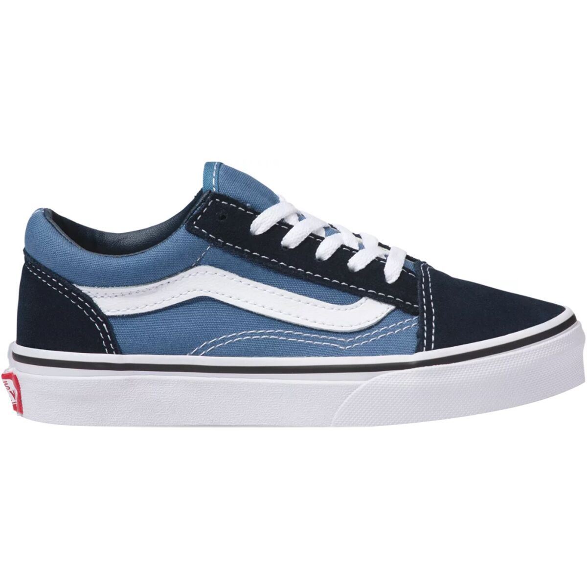 Vans Old Skool Shoe - Kids' Navy/True White, 10.5