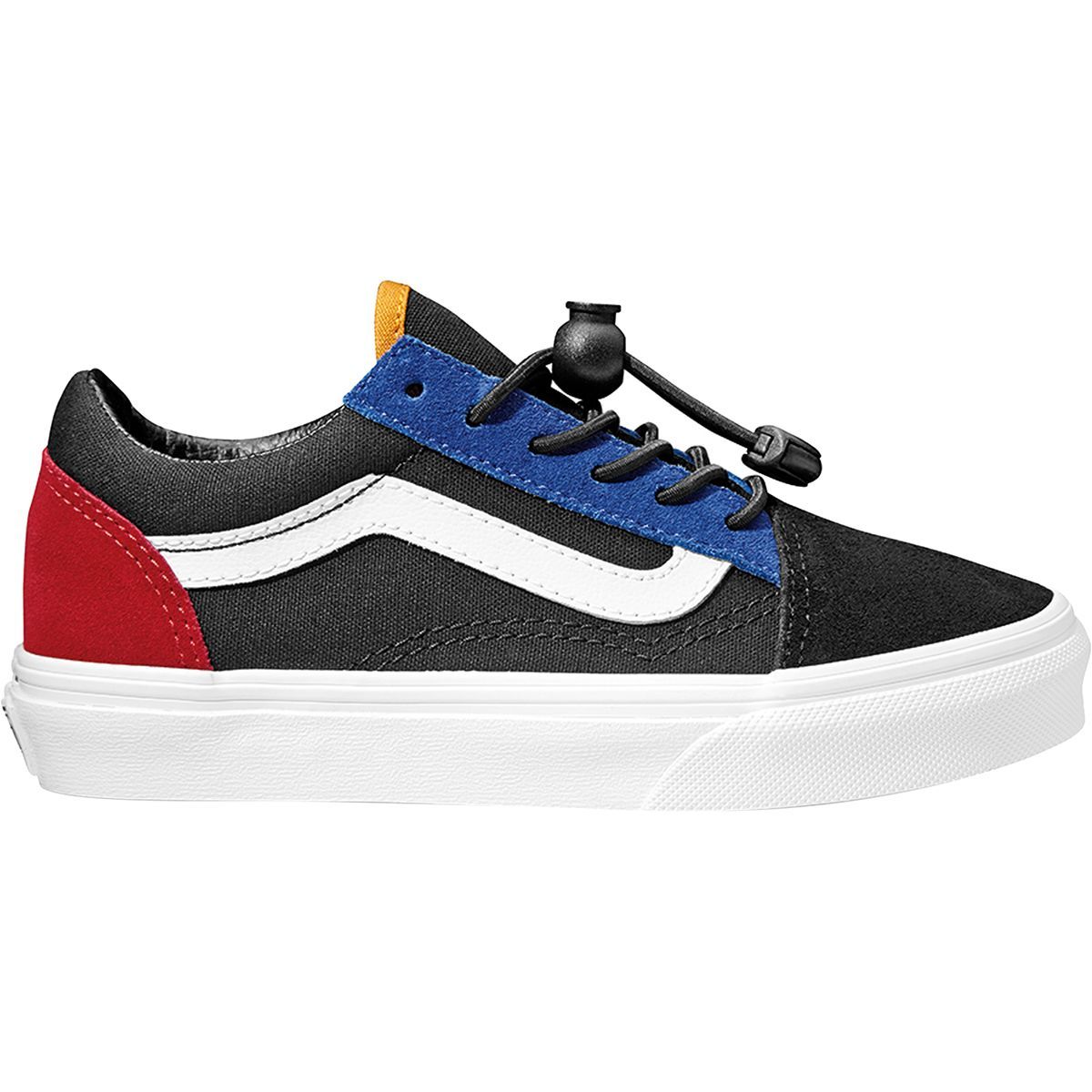 Vans Old Skool Shoe - Kids' (Toggle Lace) Color Block/Black, 7.0