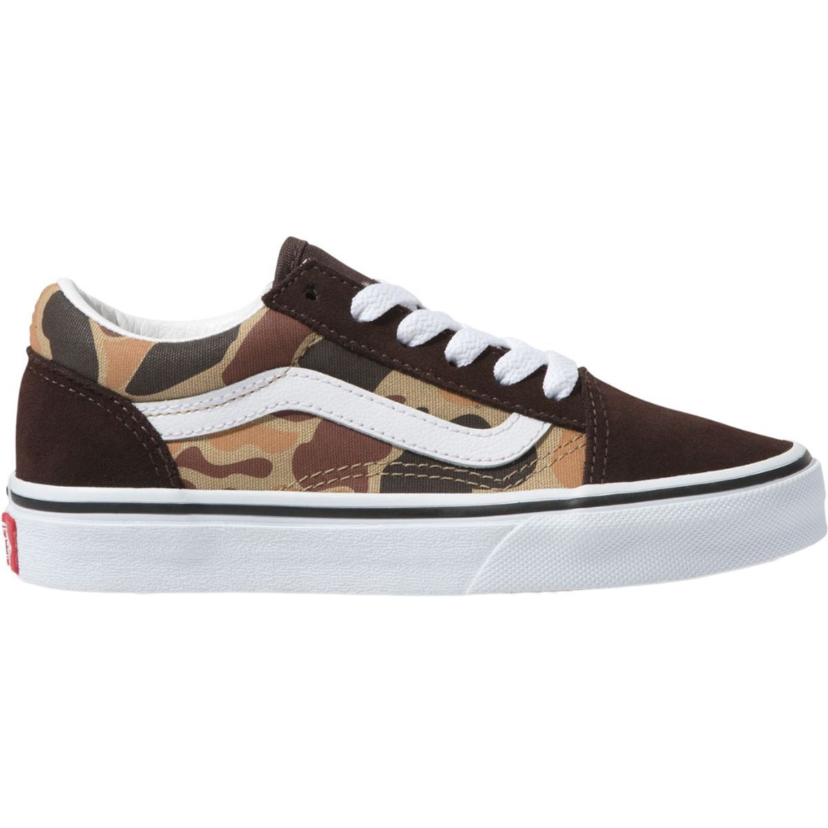 Vans Old Skool Shoe - Kids' (vintage Camo) Chocolate Torte, 6.0