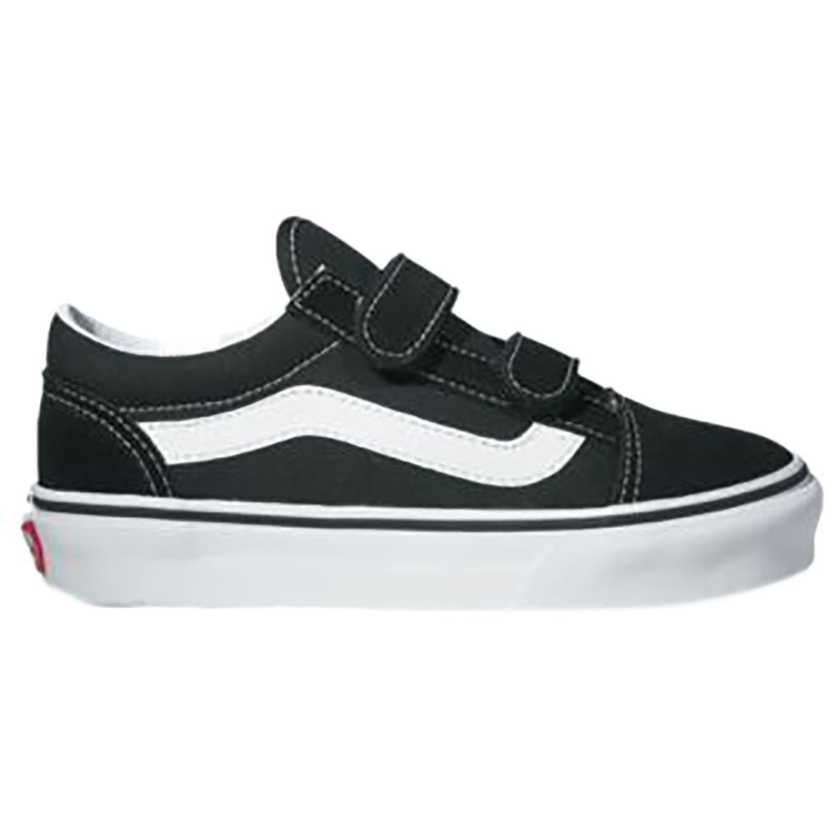 Vans Old Skool V Shoe - Kids' Black/True White, 6.0