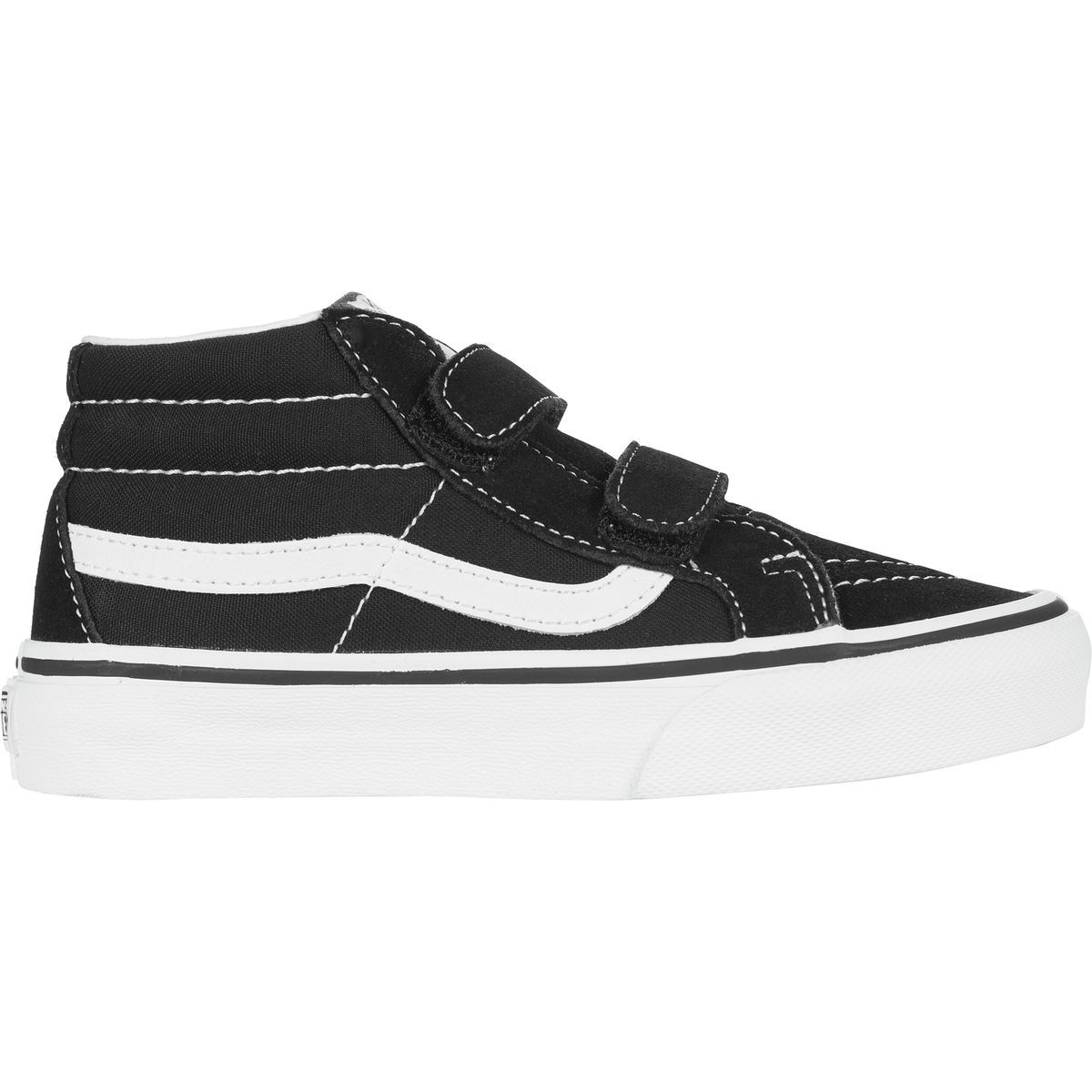 Vans Sk8-Mid Reissue V Shoe - Boys' Black/True White, 4.0