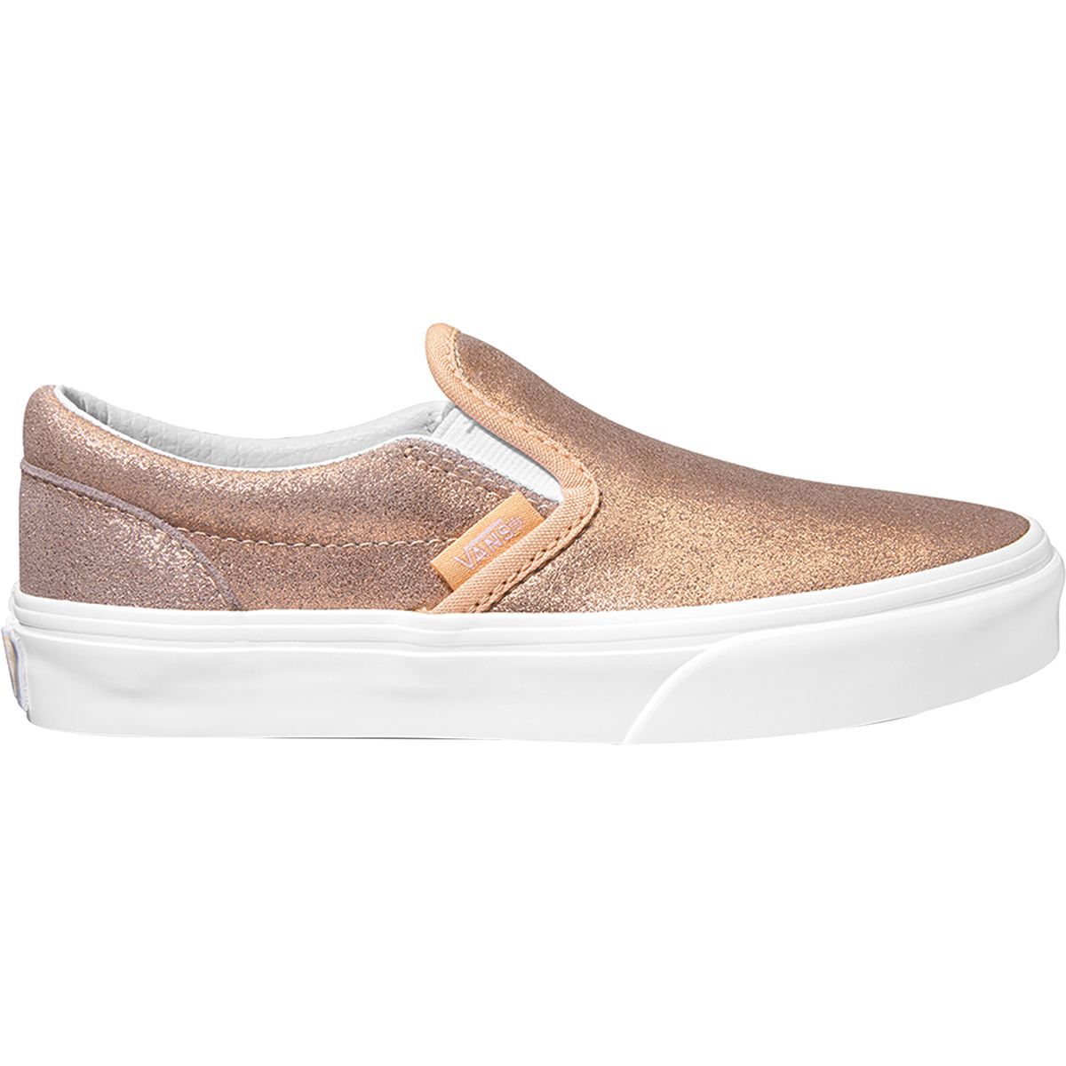 Vans Classic Slip-On Skate Shoe - Girls' Rose Gold/Rose Gold, 7.0