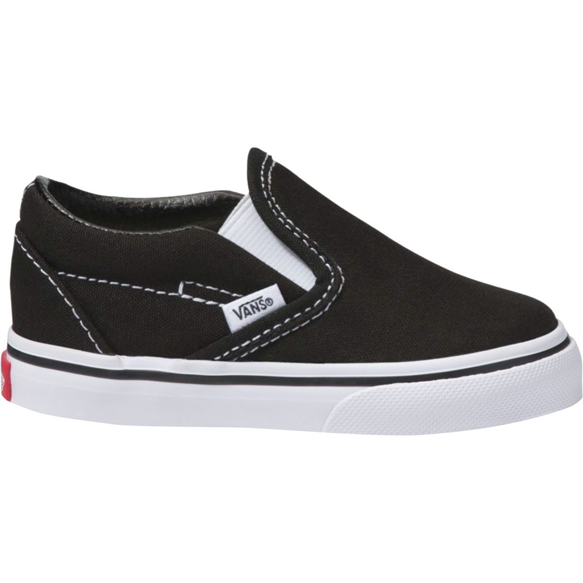 Vans Classic Slip-On Skate Shoe - Toddlers' Black, 8.0