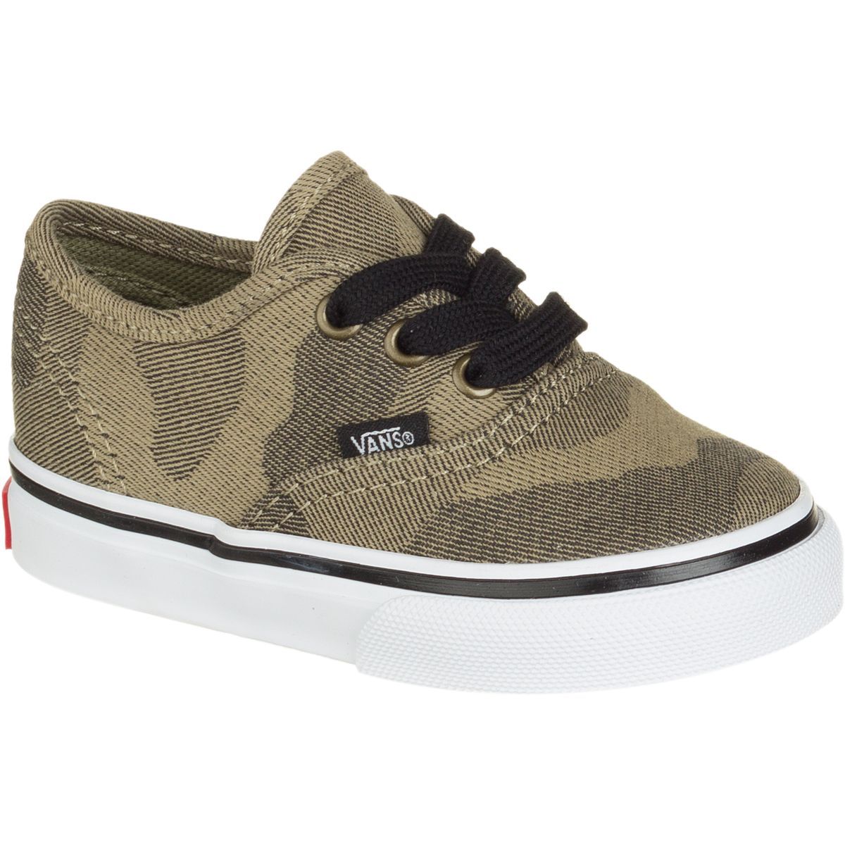 Vans Authentic Shoe - Toddlers' (Camo Jacquard) Raven/True White, 7.0