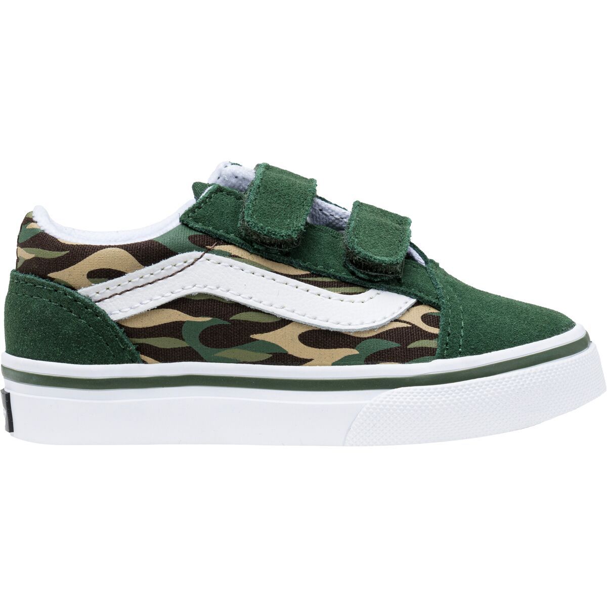 Vans Old Skool Shoe - Toddlers' Green/Multi, 4.0