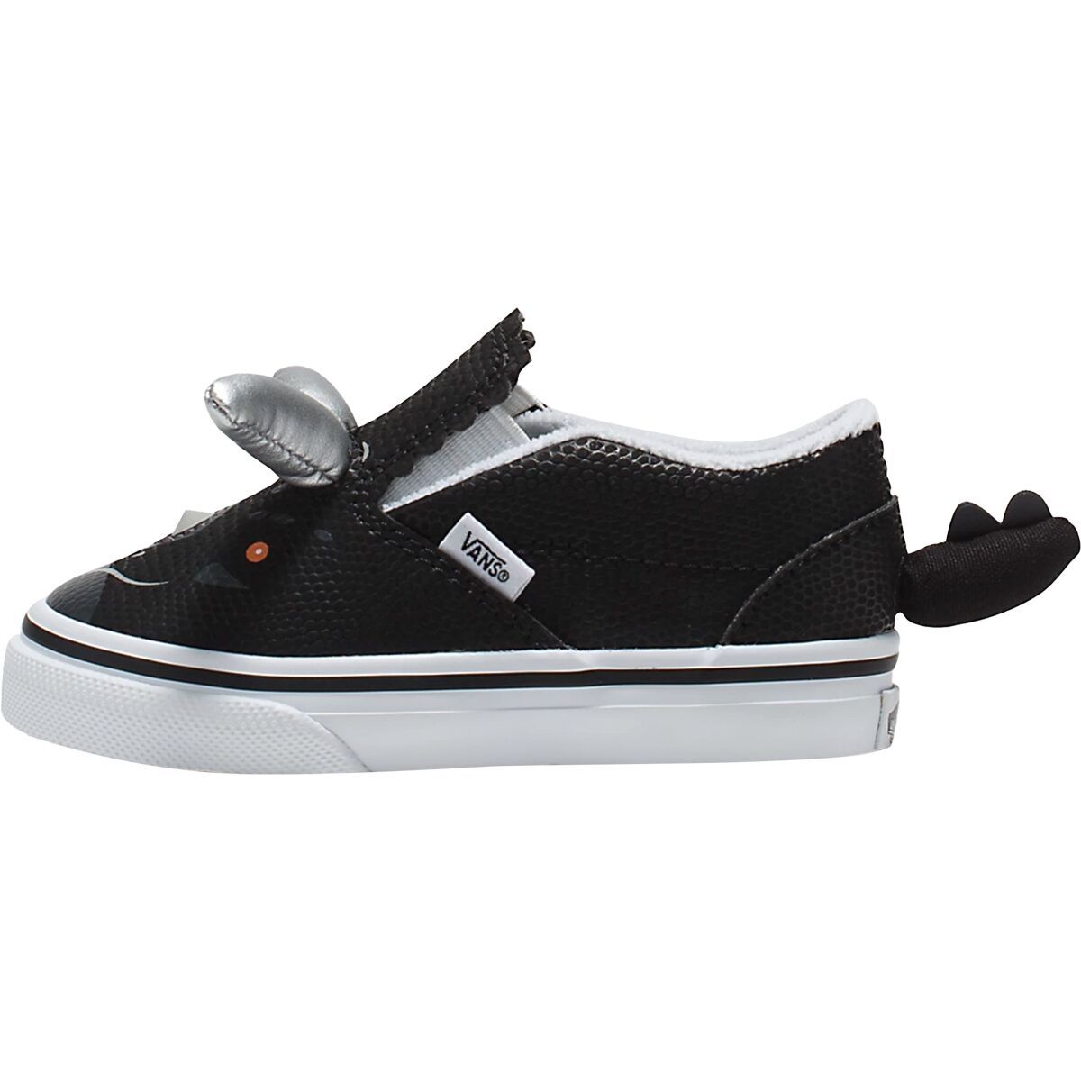 Vans Slip-On V Shoe - Toddlers' Black/True White, 8.0