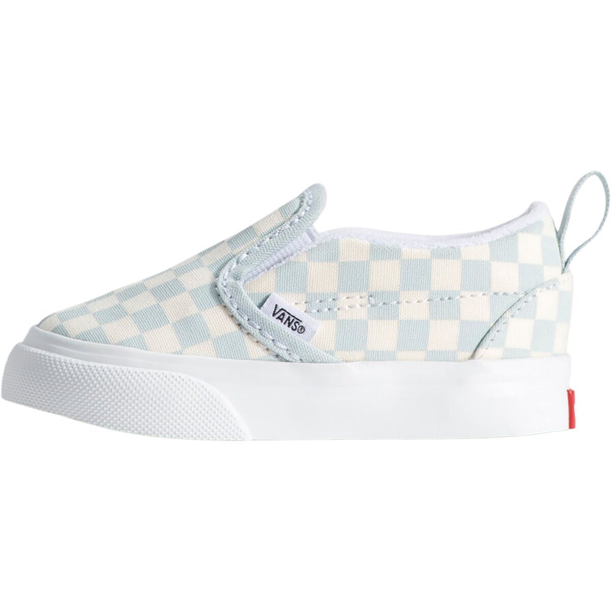 Image of Vans Slip-On V Shoe - Toddlers' Checkerboard Dawn Mist, 6.0