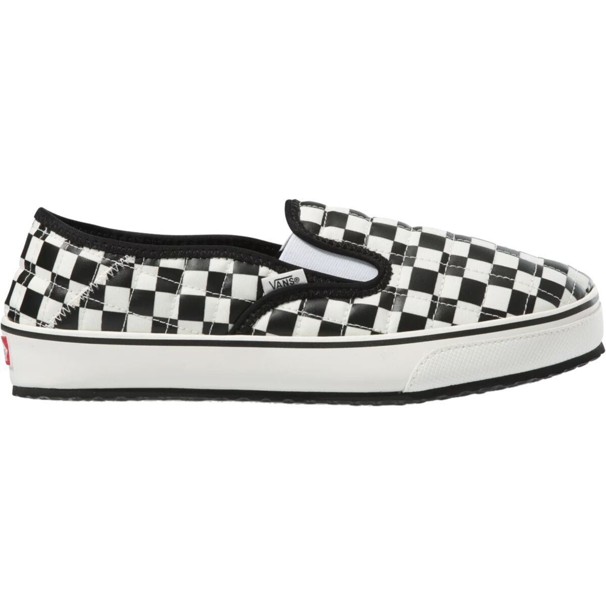 Vans Slip-Er 2 Shoe (Checkerboard) Black/Classic White, Mens 11.0